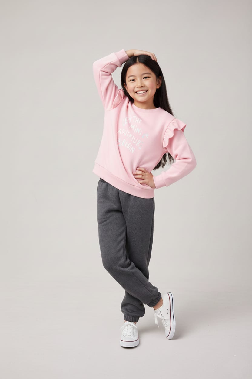 SWEATSHIRT WITH SLOGAN