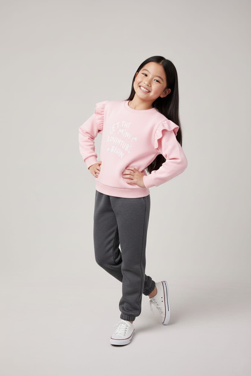SWEATSHIRT WITH SLOGAN