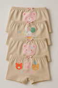 AGES 2-10 / FOUR-PACK OF Panda PRINT BRIEFS