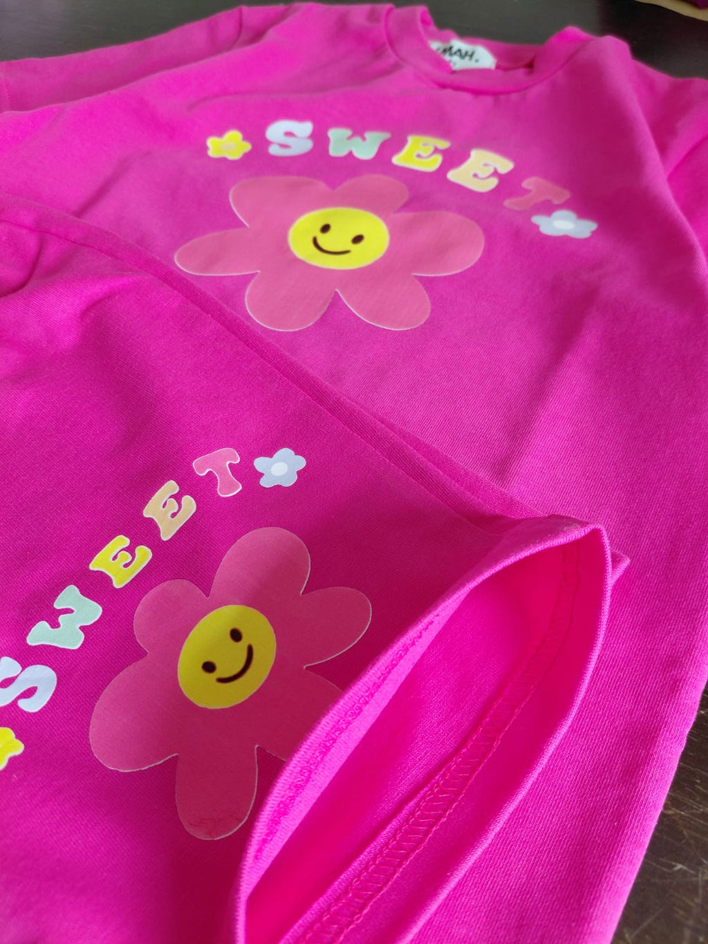 2 pcs set Fuchsia cotton for home