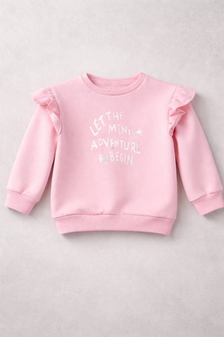 SWEATSHIRT WITH SLOGAN