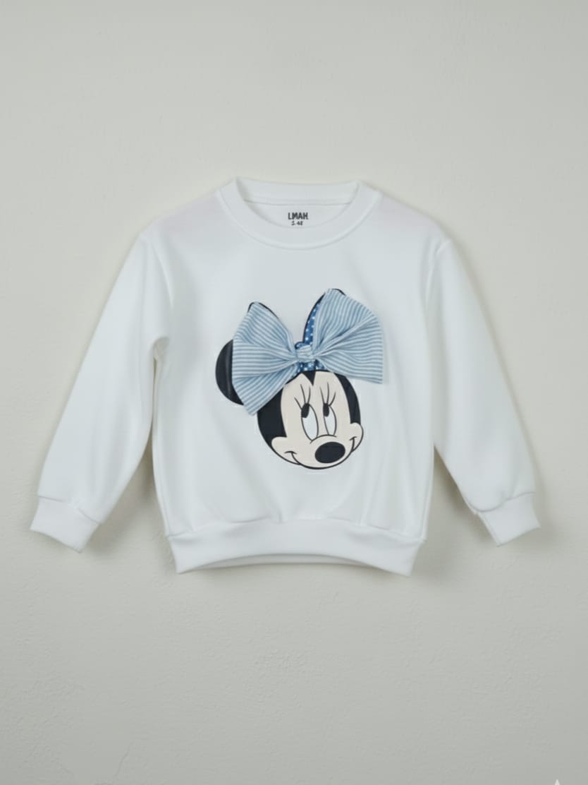 SWEATSHIRT WITH MINNIE face