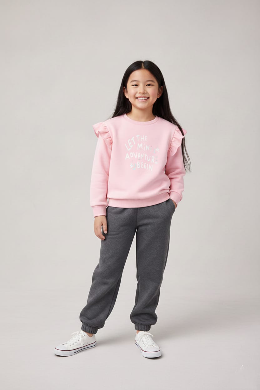 SWEATSHIRT WITH SLOGAN