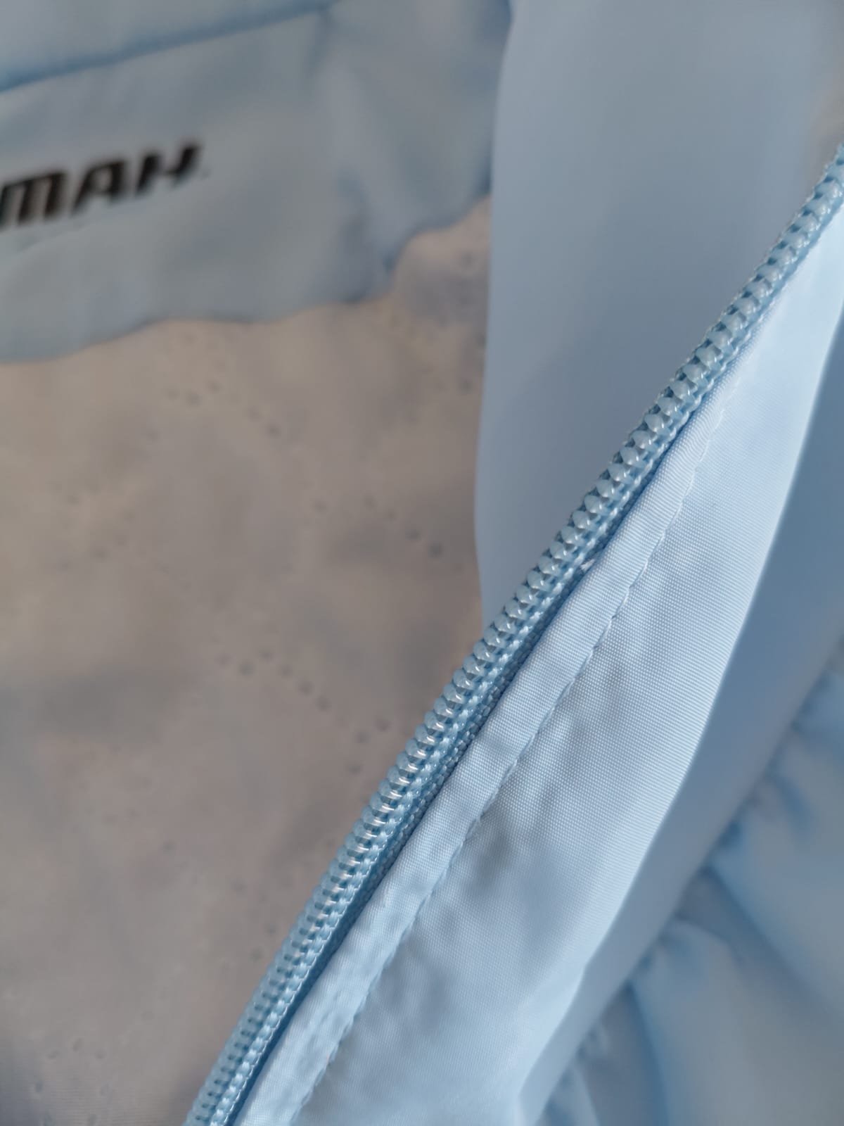 LMAH Infant Windbreaker – Ruffle Zip Jacket (Sky Blue)
