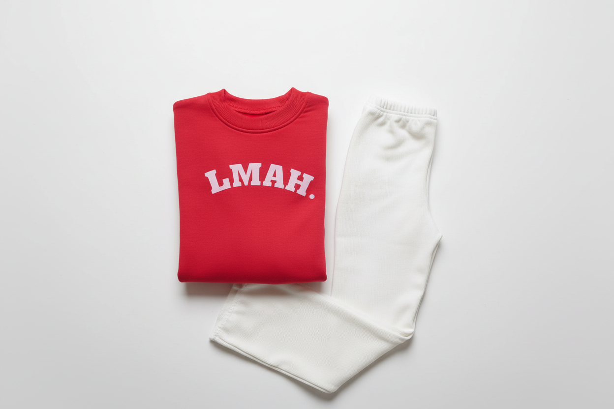 LMAH. Collegiate Set — Red & White