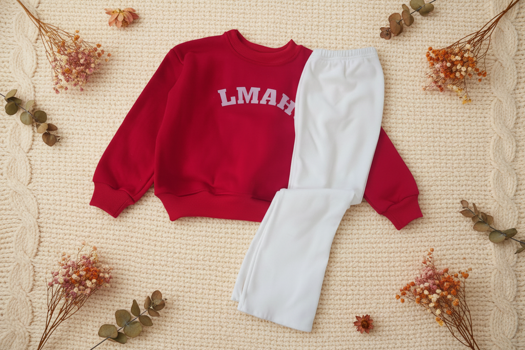 LMAH. Collegiate Set — Red & White