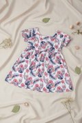 Girls' Tropical Floral Dress