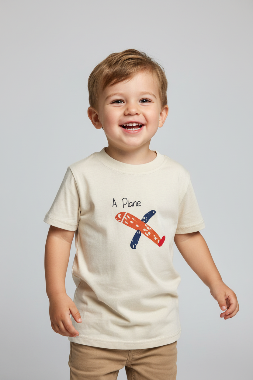 Boys' "A Plane" Graphic T-Shirt