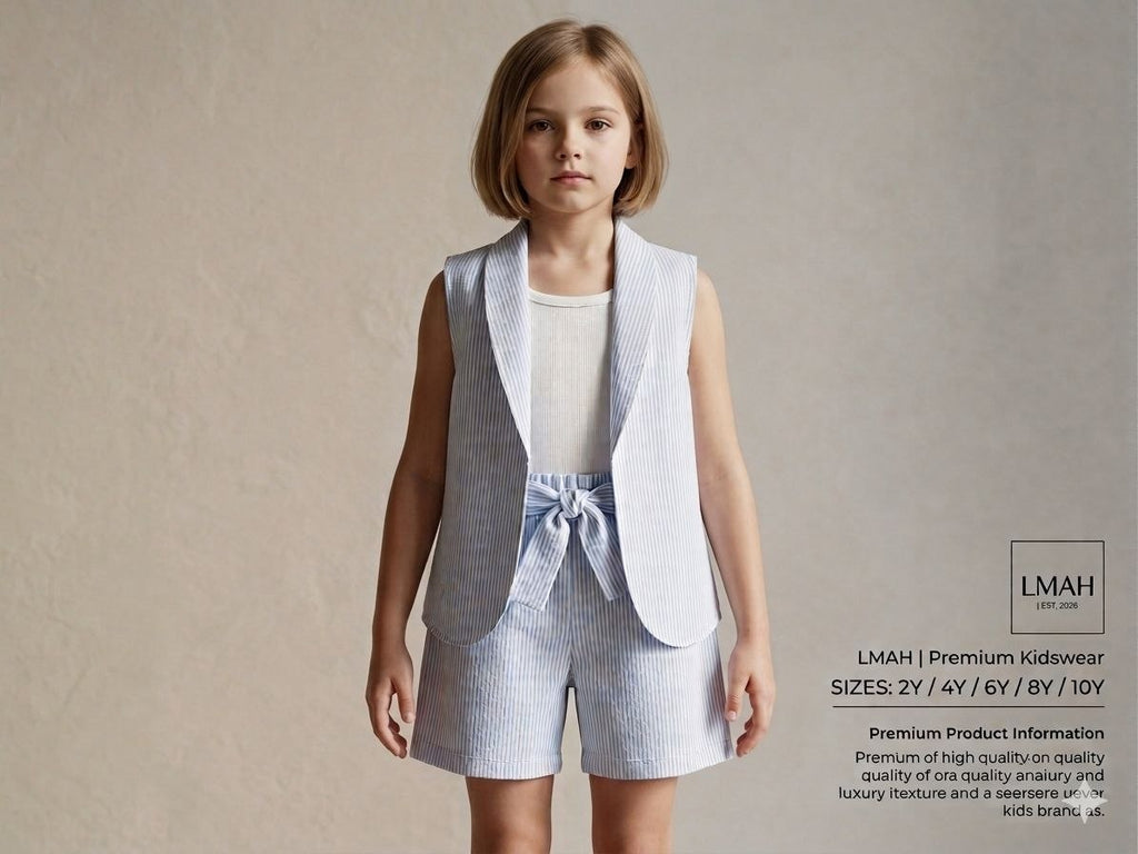 LMAH 3-Piece Pinstripe Vest Set | Baby & Toddler